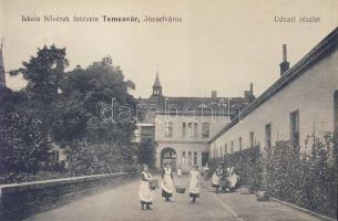 Temesvár Józsefváros nunnery school yard (wet damage)