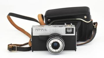 Smena SL fényképezőgép Lomo T-43 4/40 objektívvel, saját tokjával