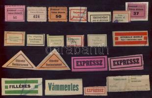 Magyar (nem ajánlási) ragjegyek 2 db berakólapon