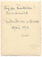 1941 Arad, Tag des Anschlüsses, Rumänische Infanterie / az 1919-es román bevonulás évfordulójára ren...