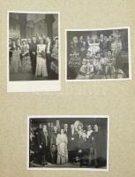 1941-1942 A Kolozsvári (Erdély) Nemzeti Színház előadásainak díszletei, előadások és színészek, 41 d...