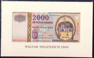 2000. 2000Ft "Millenium" T:I Eredeti bontatlan díszcsomagolásban!