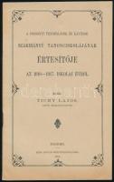 1917 A pozsonyi (Felvidék) vendéglősök és kávésok tanonciskolájának értesítője az 1916-1917. iskolai évről, szép állapotban, 24p