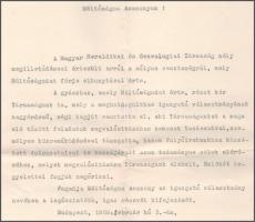 1929 Dr. Áldásy Antal (1869-1932) történetíró, egyetemi tanár, a Heraldikai és Genealógiai Társaság ...