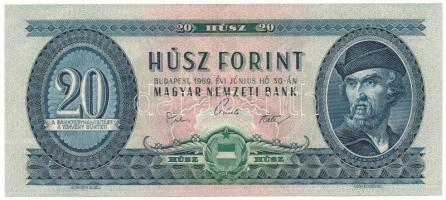 1969. 20Ft "C 471 057645" T:F szép papír Adamo F15
