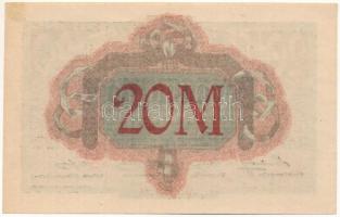 Németország / Weimari Köztársaság / Altona 1918. 20M "335579" T:VF-F, ragasztónyom?
Germa...