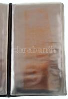 Két darab zsebberakó bankjegyekhez, egyenként 24 férőhellyel, használt, de jó állapotban