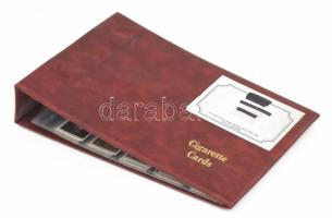 Brit cigaretta-gyűjtőkártyák, két 25 db-os komplett sorozat (színészek), gyűrűs albumban (össz. 50 d...