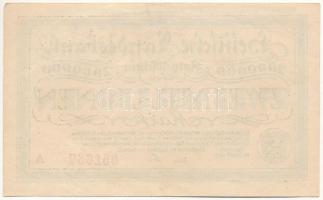 Németország / Weimari Köztársaság / Darmstadt 1923. 2.000.000M "051667 A" szükségpénz vízj...