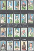 Park Drive Cigarettes brit cigaretta-gyűjtőkártyák, 48 db-os komplett sorozat (bajnokok), albumlapok...