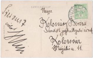 1914 Torda, Turda; Római katolikus templom. Füssy József kiadása / Catholic church (fl)