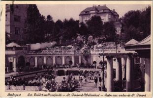 Budapest XI. Szent Gellért hullámfürdő, a Kemenes utca és Kelenhegyi út épületei (EK)