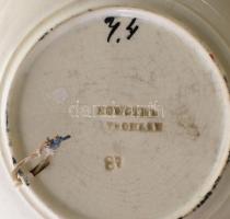 Nowotny Altrohlau manufaktúra: Kossuth Lajos falitányér. Cca 19. sz. vége, fajansz, jelzett: masszáb...