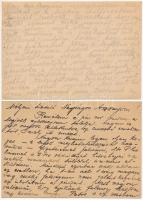 2 db RÉGI reklám képeslap: 1: Nor-Coc svájci sapka, 2: Korona Kékítő / 2 pre-1945 Hungarian advertis...