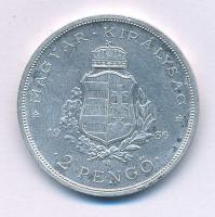 1936. 2P Ag "Liszt Ferenc" T:XF-VF Adamo P7.3