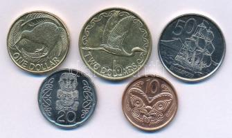 Új-Zéland 2020. 10c - 2$ (5xklf) forgalmi érme összeállítás T:UNC-AU
New Zealand 2020. 10 Cents - 2...
