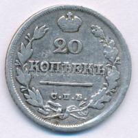 Orosz Birodalom 1824. 20k Ag "I. Sándor" T:F
Russian Empire 1824. 20 Kopecks Ag "Ale...