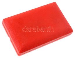 ~1970-1980. "MÁV Szolgálati Emlékérem" 40 év után műgyantás jelvény eredeti tokban, miniat...