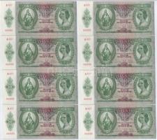 1936. 10P (8x) sorszámkövetők "B 657 049051 - B 657 049058" T:AU Adamo P9