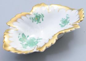 Herendi Waldstein mintás váza. Kézzel festett, jelzett, hibátlan 15x9 cm