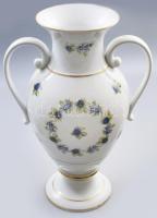 Hollóházi áfonya mintás váza. Kézzel festett, jelzett, hibátlan, eredeti leírással, csomagolással. 41 cm