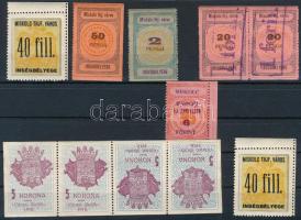 11 db városi illetékbélyeg