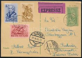 1939 Expressz levelezőlap Ausztriába