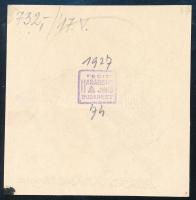 Haranghy Jenő (1894-1951): Pekry Ádám könyve (ex libris), 1927. Vonalas klisé, papír, jelzett a klis...