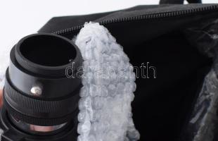 Levenhuk Skyline Travel Telescope kiegészítőivel, papírjaival, eredeti táskájában