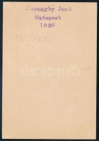 Haranghy Jenő (1894-1951): Ex libris Francisci Doskar, St. Franciscus, 1929. Vonalas klisé, papír, j...