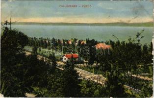 Balatonszemes, Faluszemes; látkép, vasút részlete (Rb)