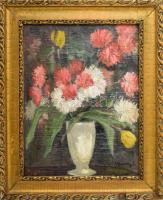 Vaszary jelzéssel: Csendélet Olaj, vászon, felületi sérüléssel, keretben 42x32 cm