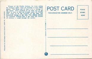 Women of Tesuque Indian Pueblo, New Mexico, folklore (EK)