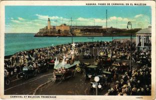 Havana, La Habana, Havanna; Paseo de Carnaval en el Malecon, Promenade. C. Jordi / carnival, celebration, automobile, lighthouse (fl)