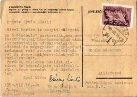 1950 Szeged, Dóm téri harang- és bábjátékos óramű. A Csúry Óraművek, Csúry Ferenc toronyórakészítő r...