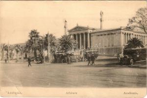 Athens, Athína, Athenes; Academie / academy, autobus (EM)
