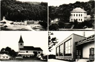 Apátistvánfalva (Vas megye), mozaiklap templommal. Alapfy Attila felvétele. Képzőművészeti Alap Kiadóvállalat (EK)