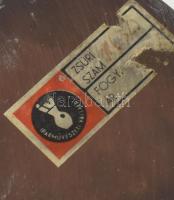 Muharos Lajos kupa, jelzés nélkül, kopással, m: 15,5 cm