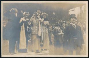 cca 1930 Derby nézői fotólap 14x9 cm