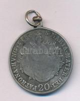 1847B 20kr Ag "V. Ferdinánd" T:F füllel Hungary 1847B 20 Kreuzer Ag "Ferdinand V" C:F with ear Unger III.:1419., Huszár:2081