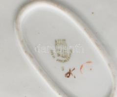 Zsolnay furulyázó juhász, kézzel festett, jelzett, 22x19 cm