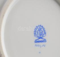 Herendi petrezselyemlevél mintás fodros kínáló, jelzett, hibátlan, 28,5x25 cm