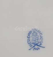 Herendi főnixmadár mintás bonbonier, jelzett, kopott, 10x8 cm