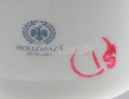 Hollóházi szeder mintás csengő, jelzett, hibátlan, m: 9 cm