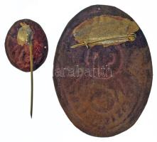 DN "A Kisiparban végzett munkásságáért - 50 éves KIOSZ" zománcozott fém jelvény, miniatűrr...