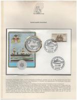 NSZK 1975. "HAPAG-Westindien-Postdienst 1875-1879" ezüstözött fém emlékérem, érmés borítékban, előnyomott albumlapon T:UNC patina FRG 1975. "HAPAG-Westindien-Postdienst 1875-1879" silver plated commemorative medallion in envelope, on pre-printed page C:UNC patina