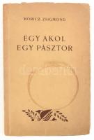 Móricz Zsigmond: Egy akol egy pásztor. Elbeszélések. Bp., (1923.),Athenaeum,158+1 p. Első kiadás. Kiadói papírkötés, foltos borítóval.