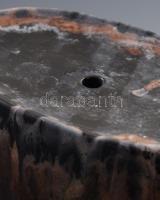 Kondor Éva (1938-): Modernista lámpatest. Mázas kerámia, jelzés nélkül, 18x10x34 cm /// Proveniencia...