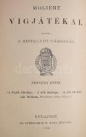 Moliére vígjátékai 1-12. köt. [5 kötetbe kötve.] Bp., 1881-1883,Athenaeum, XXVII+1+168;+4+240 p.;4+2...