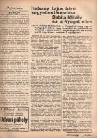 [Folyóirat] Heti Ujság. Falus Ferenc riportlapja. Megjelenik minden szombaton. XI. évfolyam, 1/2-18,...